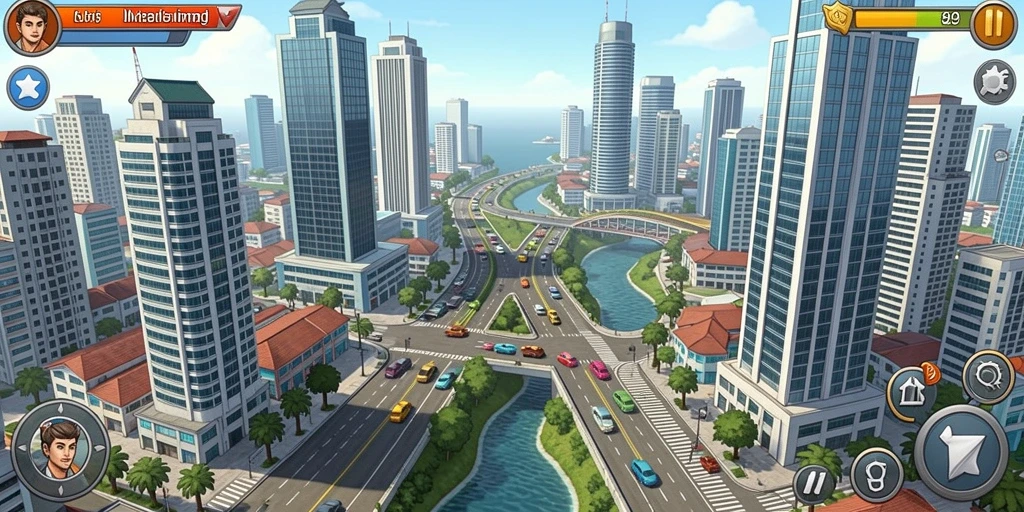 Keseruan bermain di mode multi-player dengan teman.